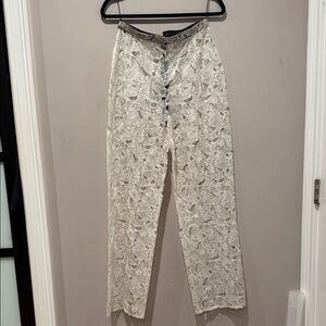 Peter Pilotto White Lace Pants